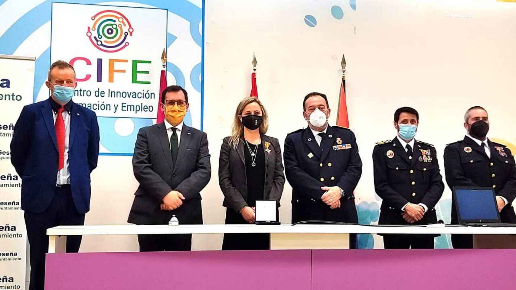 Silvia Fernández recibe la Medalla de Oro al Mérito en Protección Civil