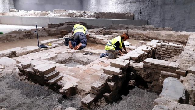 Los restos arqueológicos rescatados en la obra del Metro de Málaga