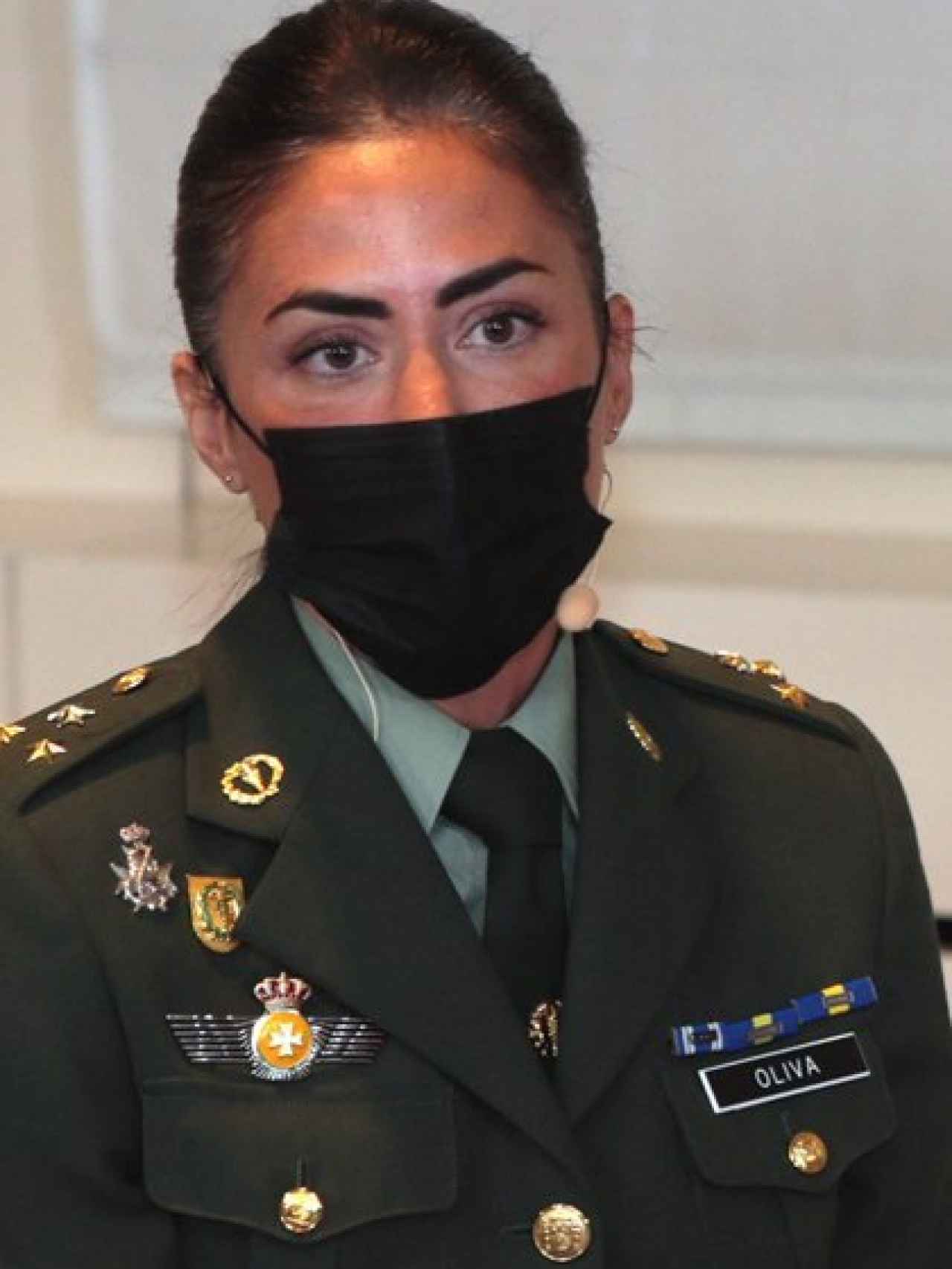 La capitán del Cuerpo de Sanidad Amanda García Oliva.