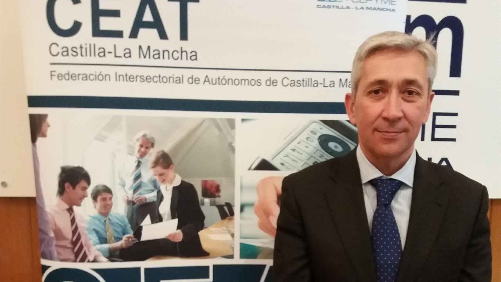 El presidente de CEAT Castilla-La Mancha, Ángel López