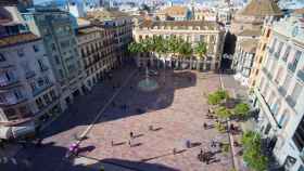 Imagen de la Plaza de la Constitución de Málaga.