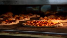 Las pizzas de Mamamasa en el horno.