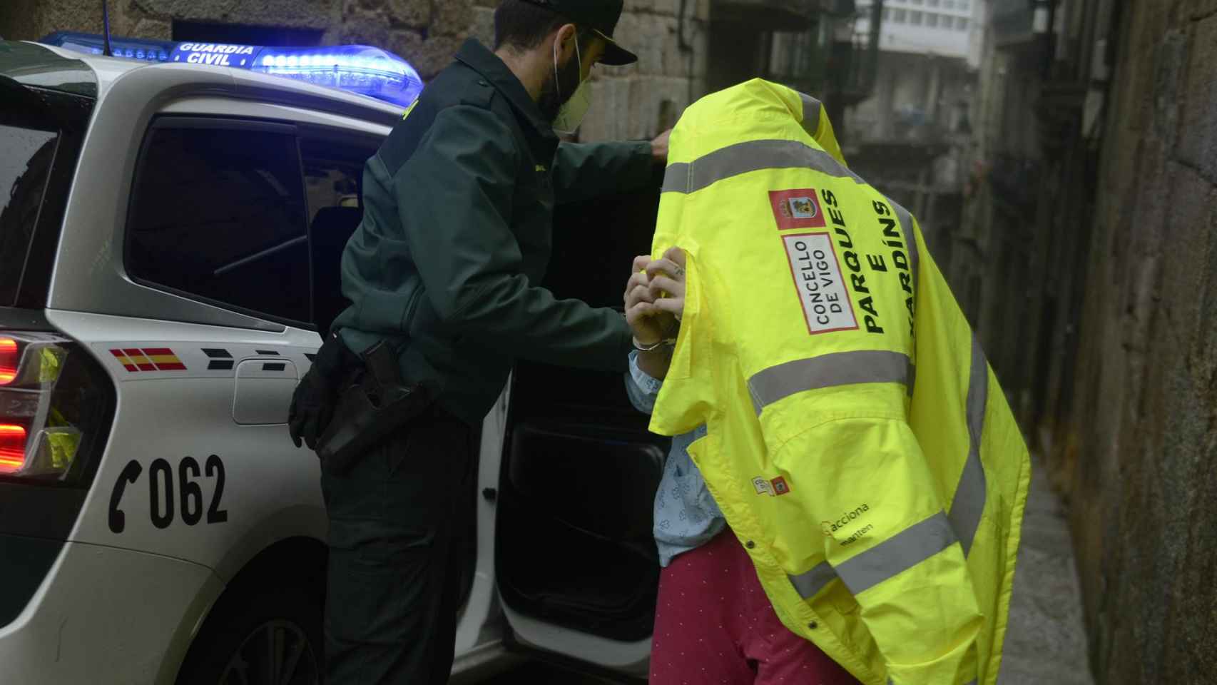 Cristina R. V., la joven que afirmó haber quemado el cadáver de un hombre.