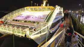 O Barco do Nadal de Vigo, de la naviera Mar de Ons.