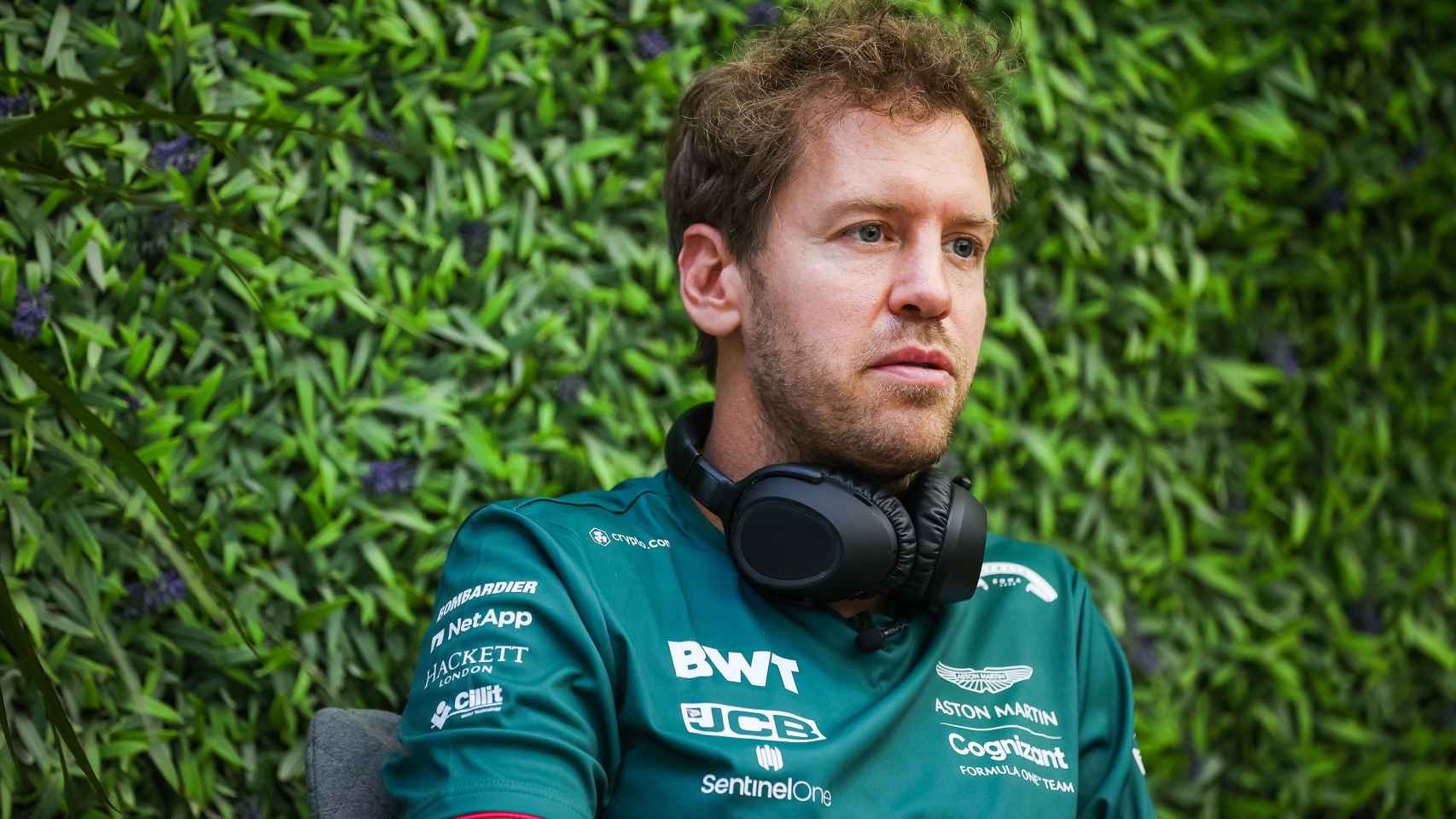 Sebastian Vettel, piloto de Aston Martin, durante la temporada 2021