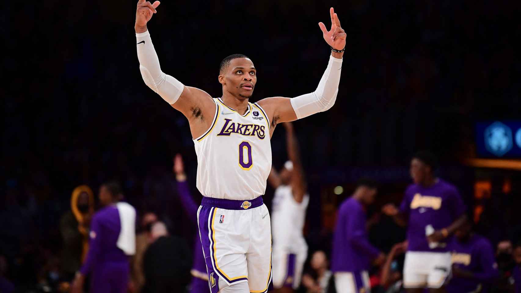 Russell Westbrook, con Los Angeles Lakers