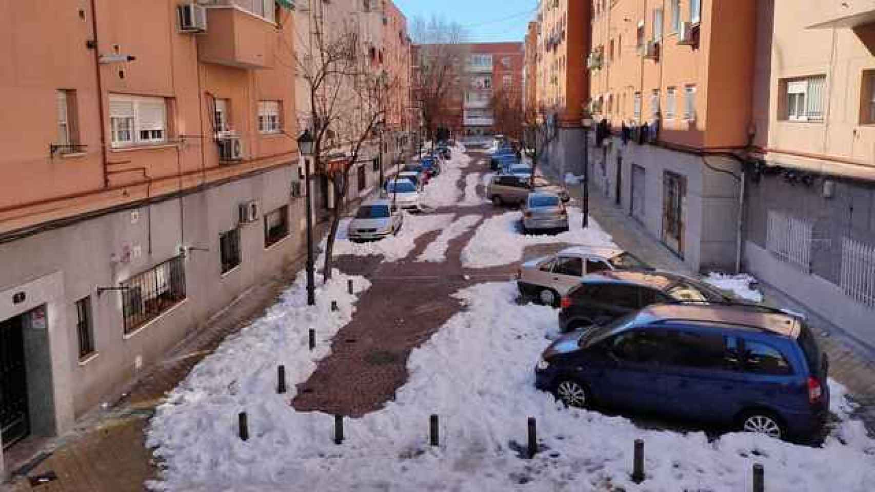 La calle Benadalid de Madrid, donde tuvo lugar el asesinato de Flora.