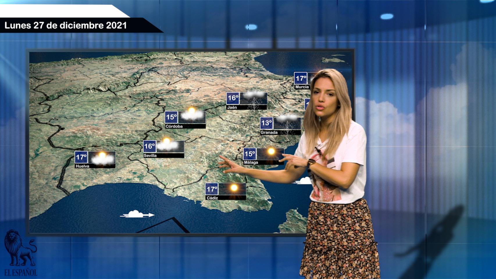 El tiempo del lunes 27 de diciembre: lluvias en Galicia, Cantábrico oriental y Pirineos