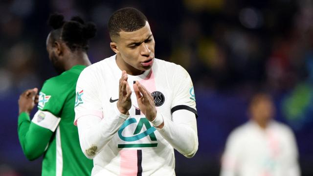 Kylian Mbappé, con el PSG