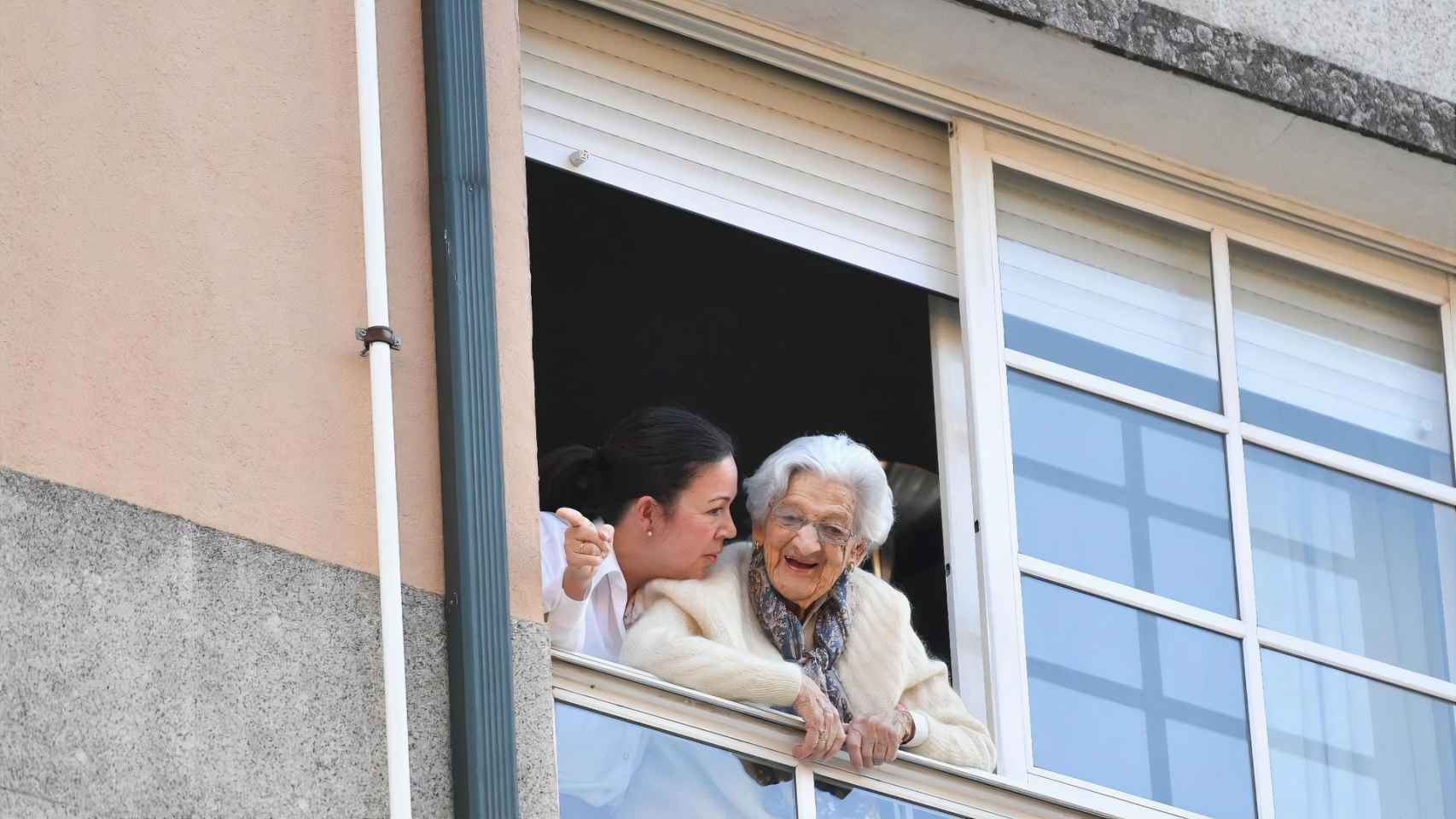 Lulu Vázquez el día de su 110 cumpleaños (foto: Salvador Sas / Agencia EFE)