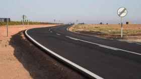 Una carretera de Castilla-La Mancha.