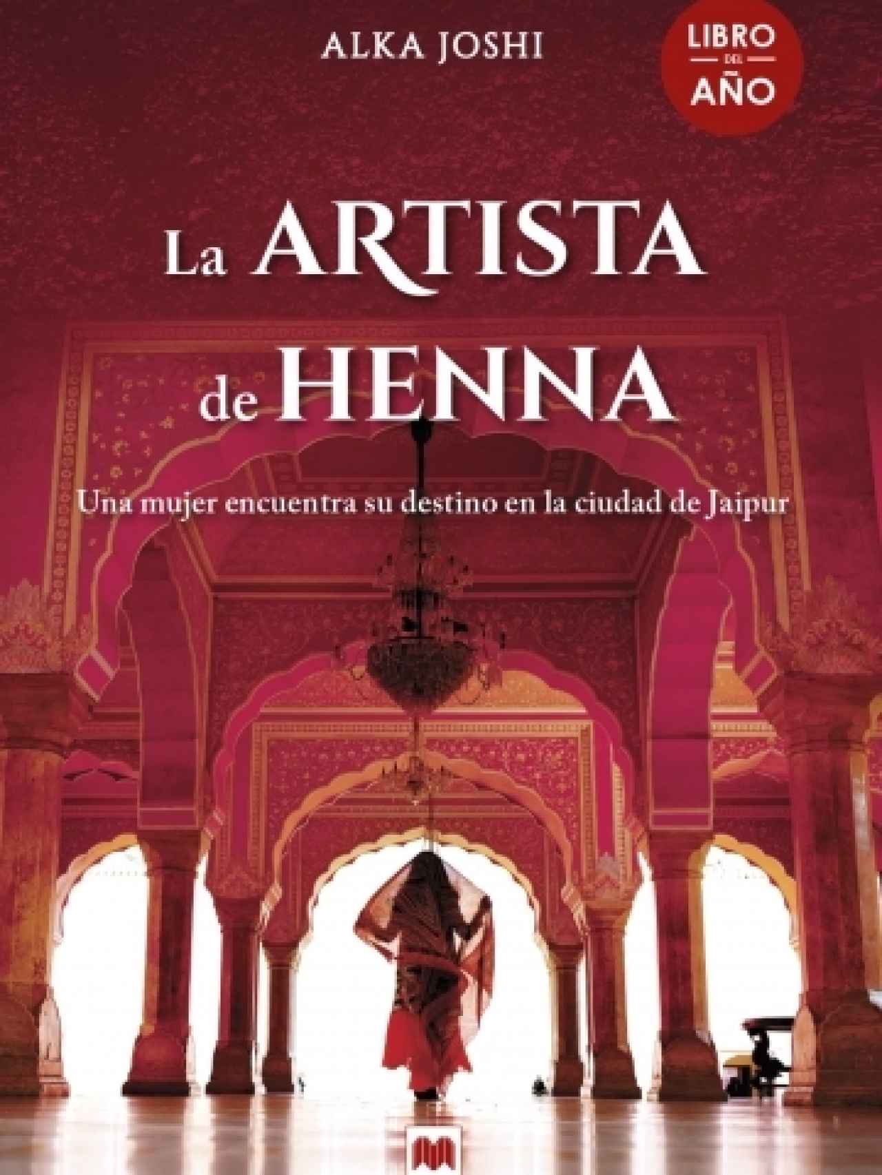 Portada del libro 'La artista de henna'.