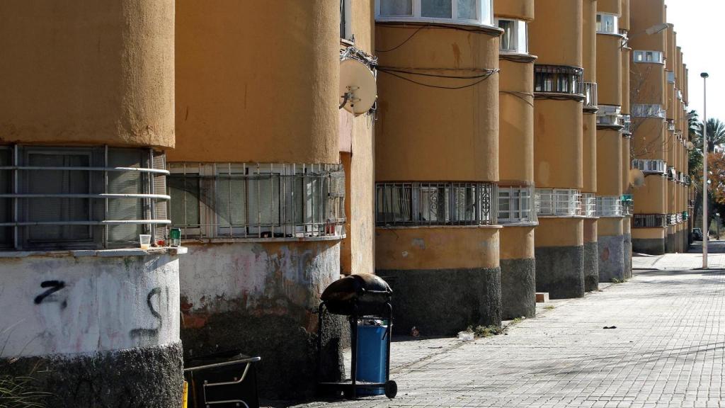 Viviendas del barrio de Los Palmerales en Elche.