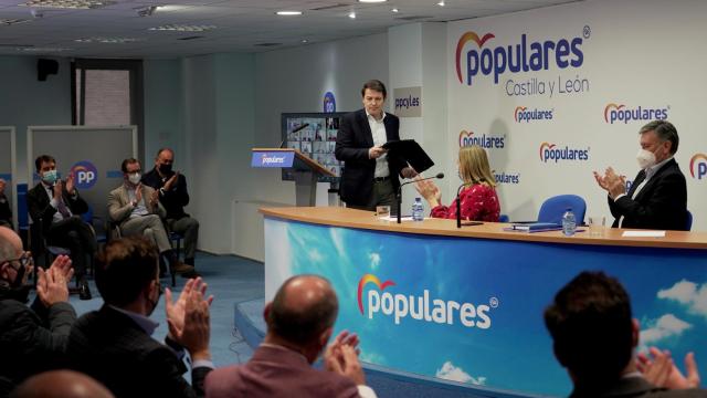 Miriam Chacón / ICAL . El presidente del PP de Castilla y León, Alfonso Fernández Mañueco, clausura el Comité Ejecutivo Autonómico de la formación.