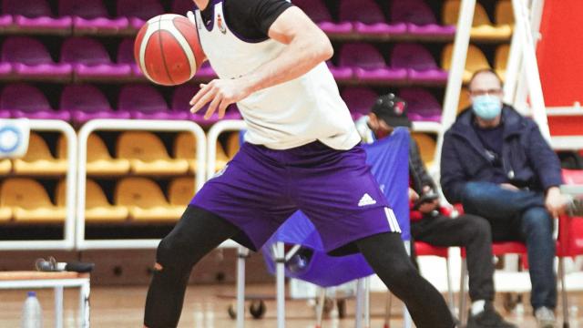 Entrenamiento del Real Valladolid Baloncesto