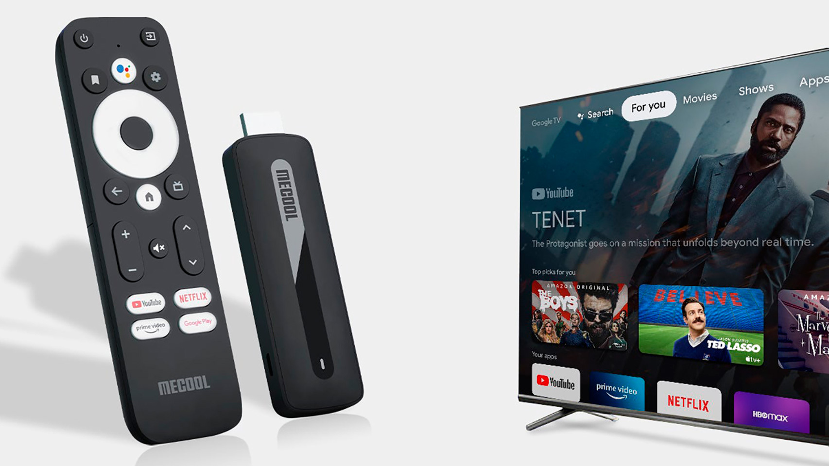 Mecool KD3 es de los pocos con Google TV y mando