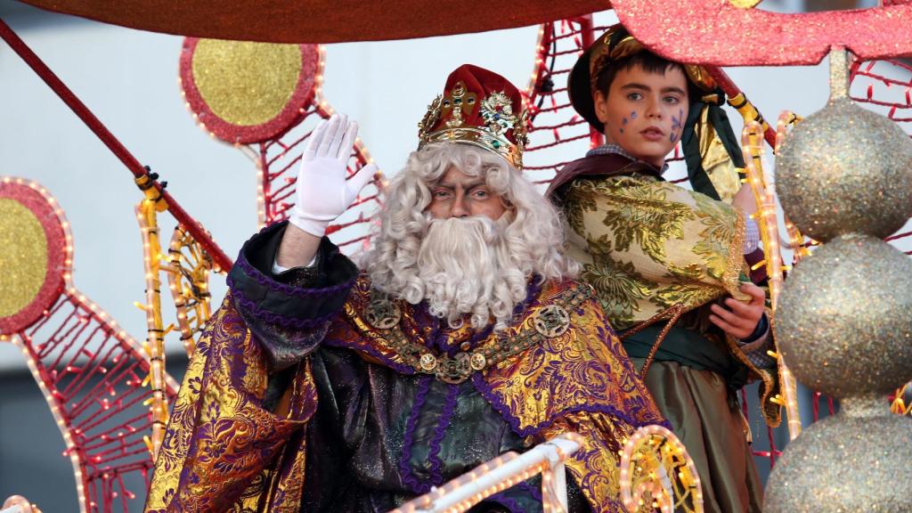 El rey Melchor, en 2019 a su paso por Toledo.