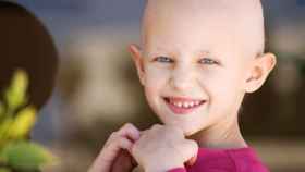 Imagen de archivo de un niño con cáncer.