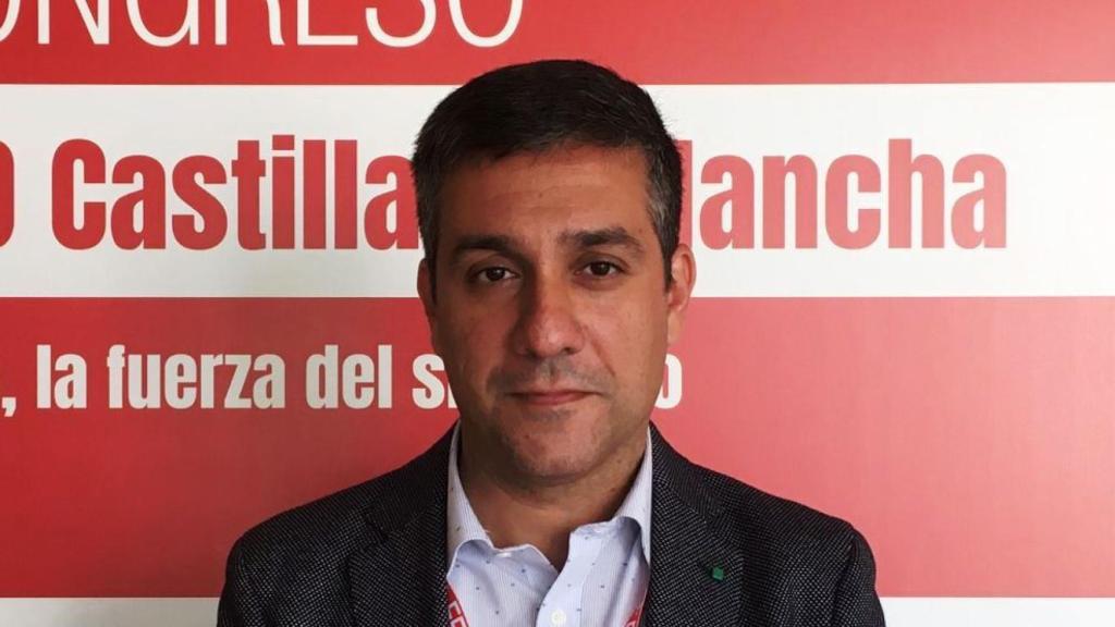 Javier Ortega, secretario de Organización  de Comisiones Obreras Castilla-La Mancha.