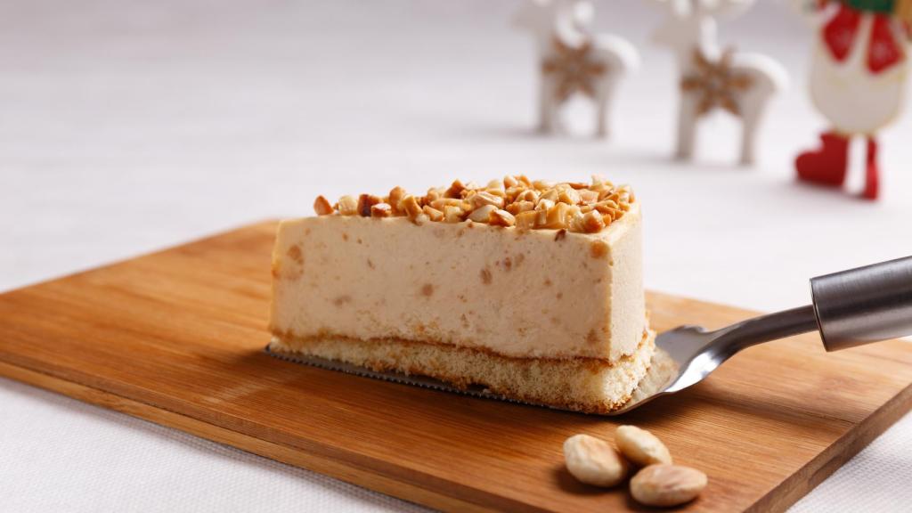 Tarta de turrón.