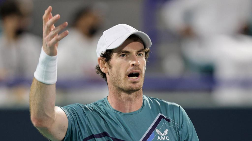 Andy Murray durante un partido