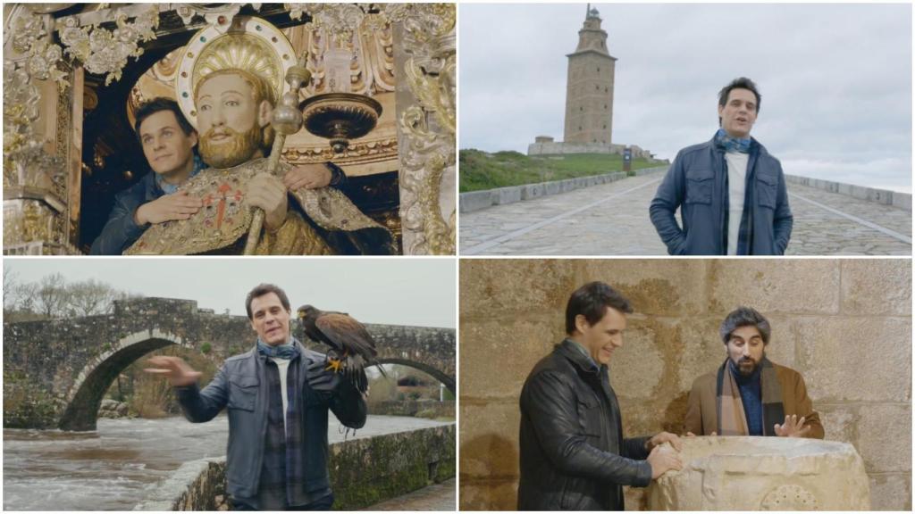 Christian Gálvez visita Santiago, A Coruña, Ponte Maceira o Cambre.