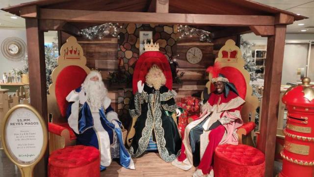 Visita anterior de los Reyes Magos al Corte Inglés