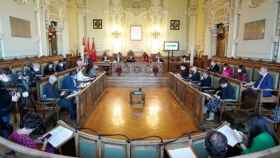 Un pleno del Ayuntamiento de Valladolid
