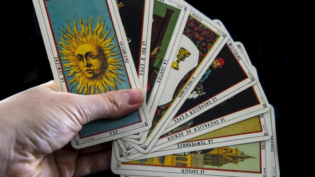 Una baraja del tarot.