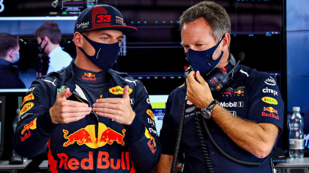 Verstappen y Horner