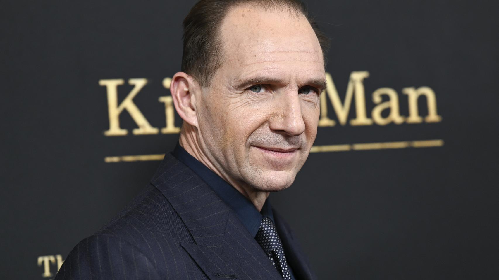 Ralph Fiennes en la premiere de 'The Kingsman'.