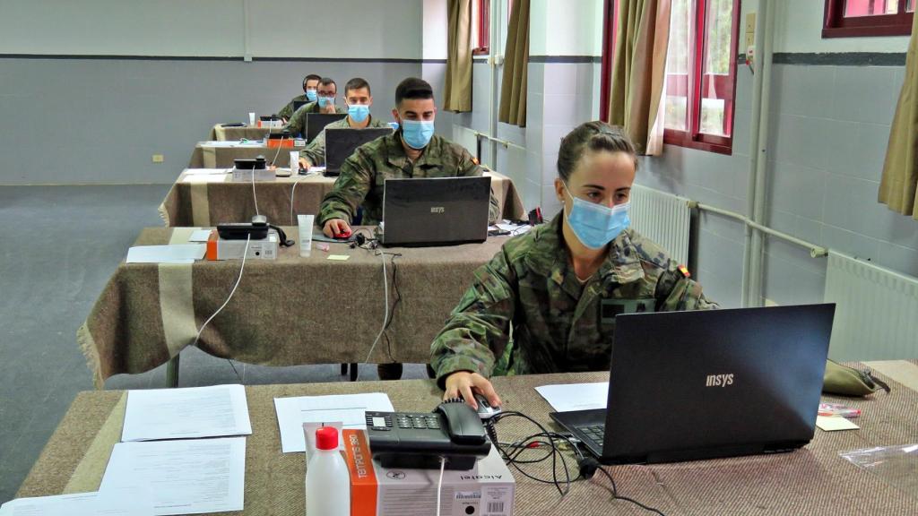 Rastreadores de la Unidad de Vigilancia  del Ejército de Tierra en Castilla y León