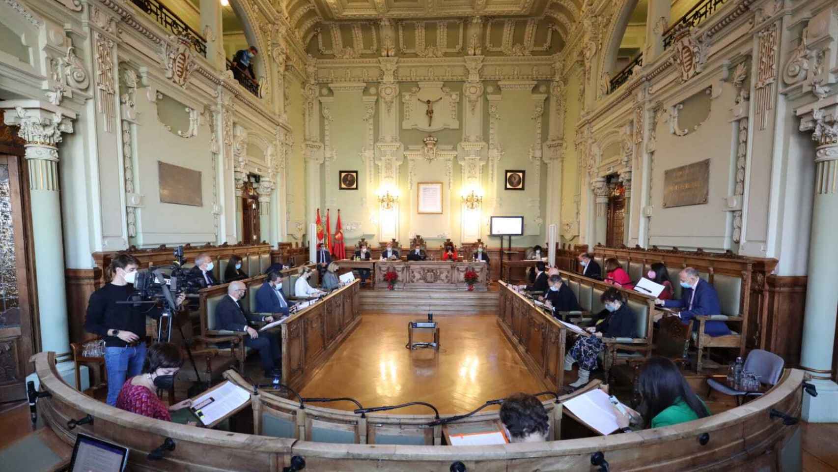 Pleno de la aprobación del presupuesto del Ayuntamiento de Valladolid