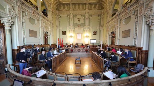 Pleno de la aprobación del presupuesto del Ayuntamiento de Valladolid