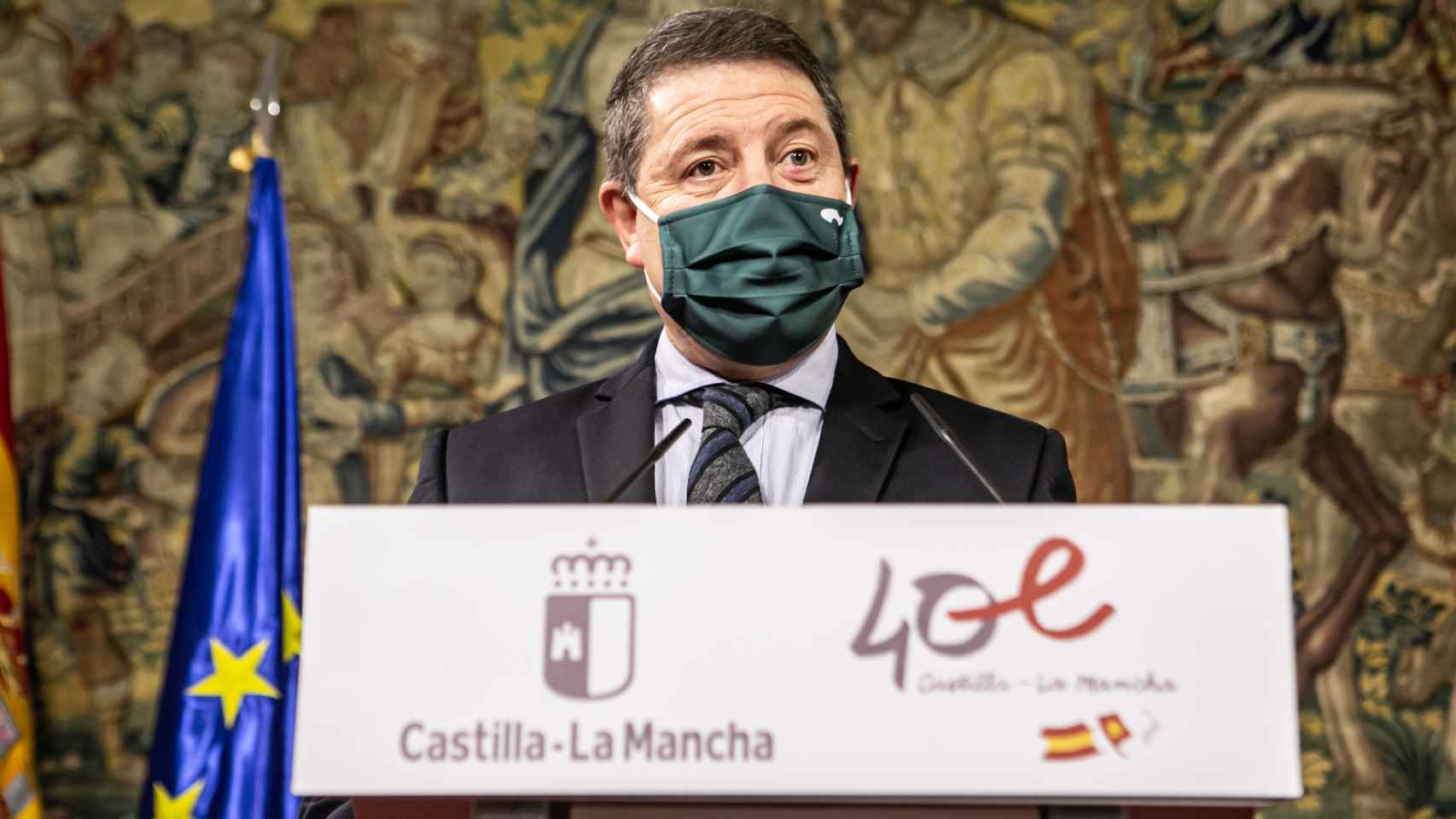 Emiliano García-Page, presidente de Castilla-La Mancha. Foto: JCCM.