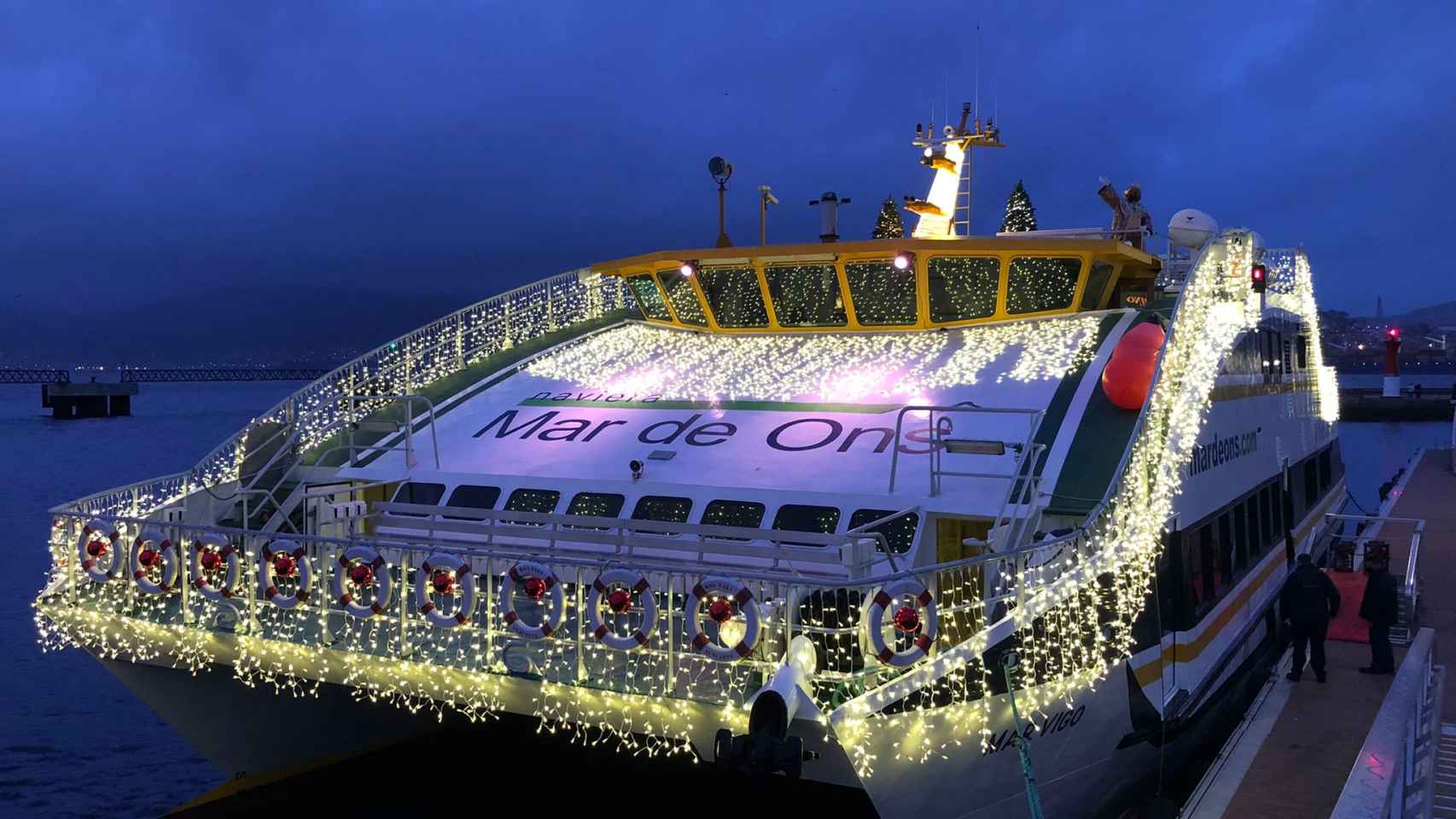 El Barco do Nadal de la Naviera Mar de Ons.