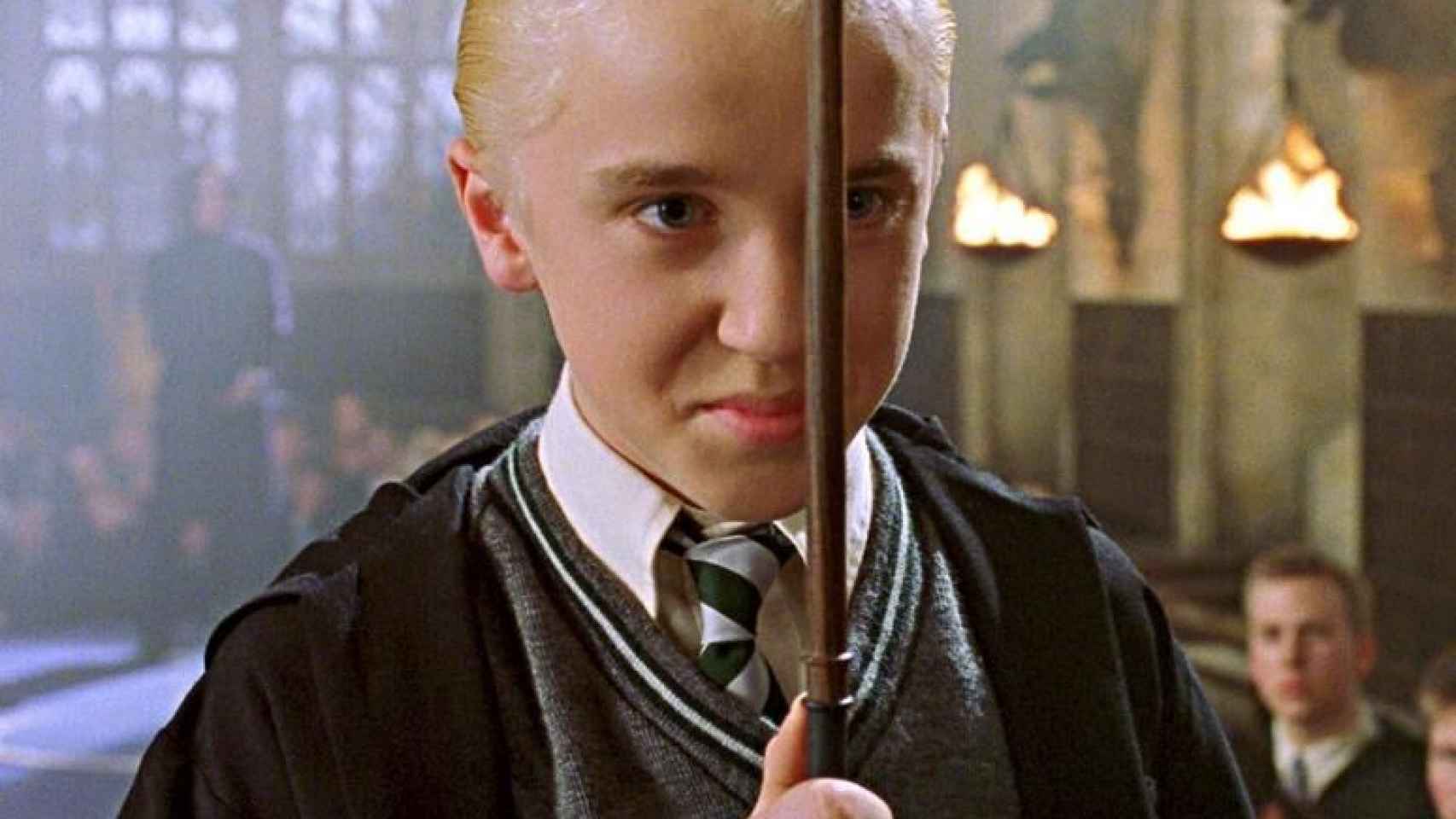Draco Malfoy en la primera película.
