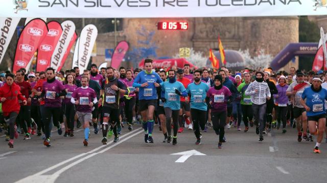 La salida de la San Silvestre toledana en 2019.