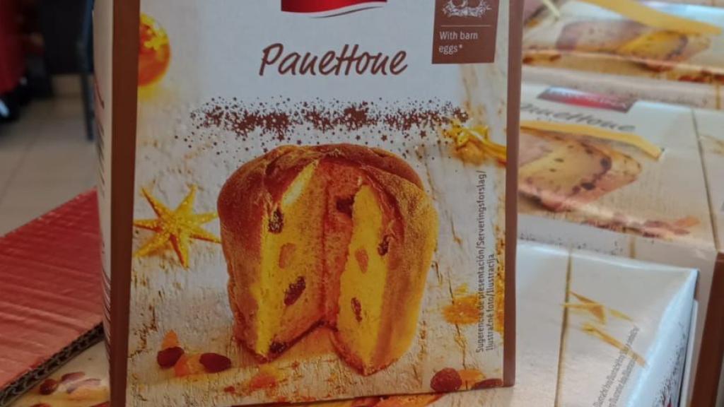 El 'panettone' de Lidl.