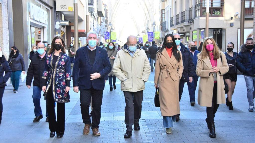 Begoña Villacís durante su visita a Valladolid