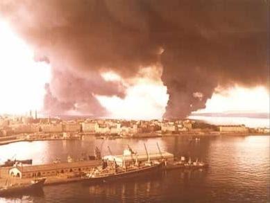 El 13 de mayo de 1976 el petrolero Urquiola quedó encallado y posteriormente se incendió al aproximarse al puerto de A Coruña