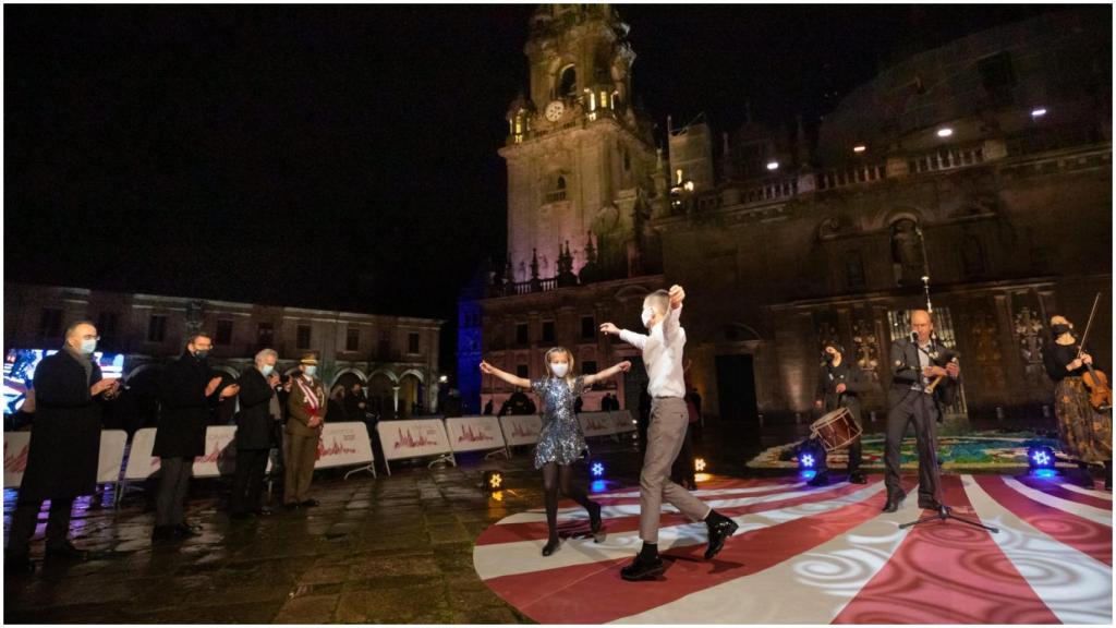 El acto celebrado el año pasado en la Praza da Quintana.