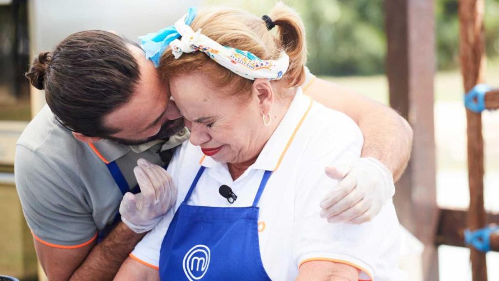 Carmina Barrios durante una de las pruebas de exteriores de la última edición de 'MasterChef Celebrity'.