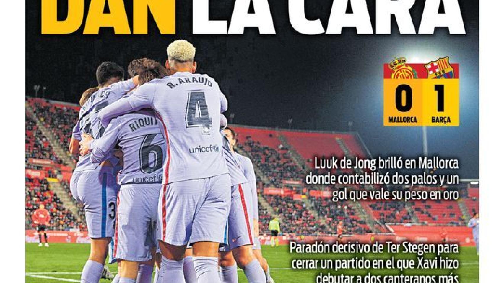 La portada del diario Sport (03/01/2022)