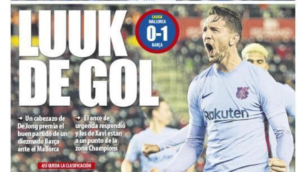 La portada del diario Mundo Deportivo (03/01/2022)