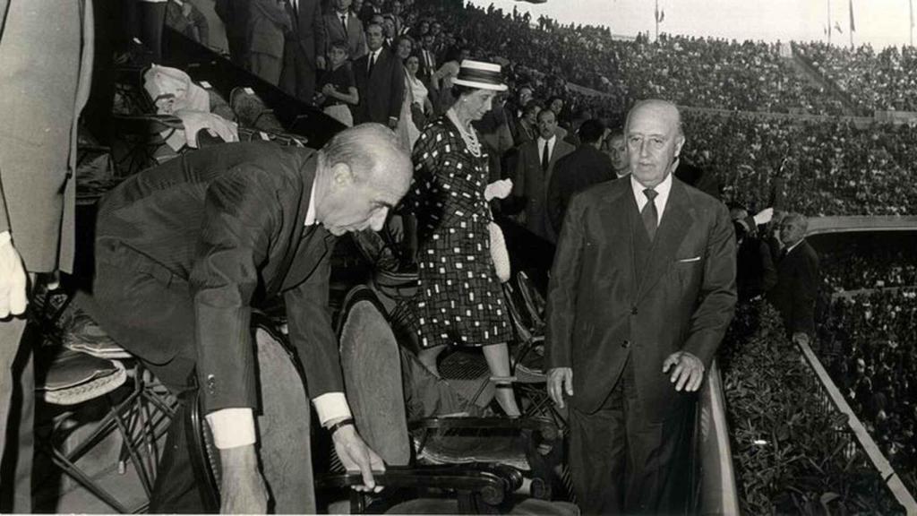 Franco en el Camp Nou