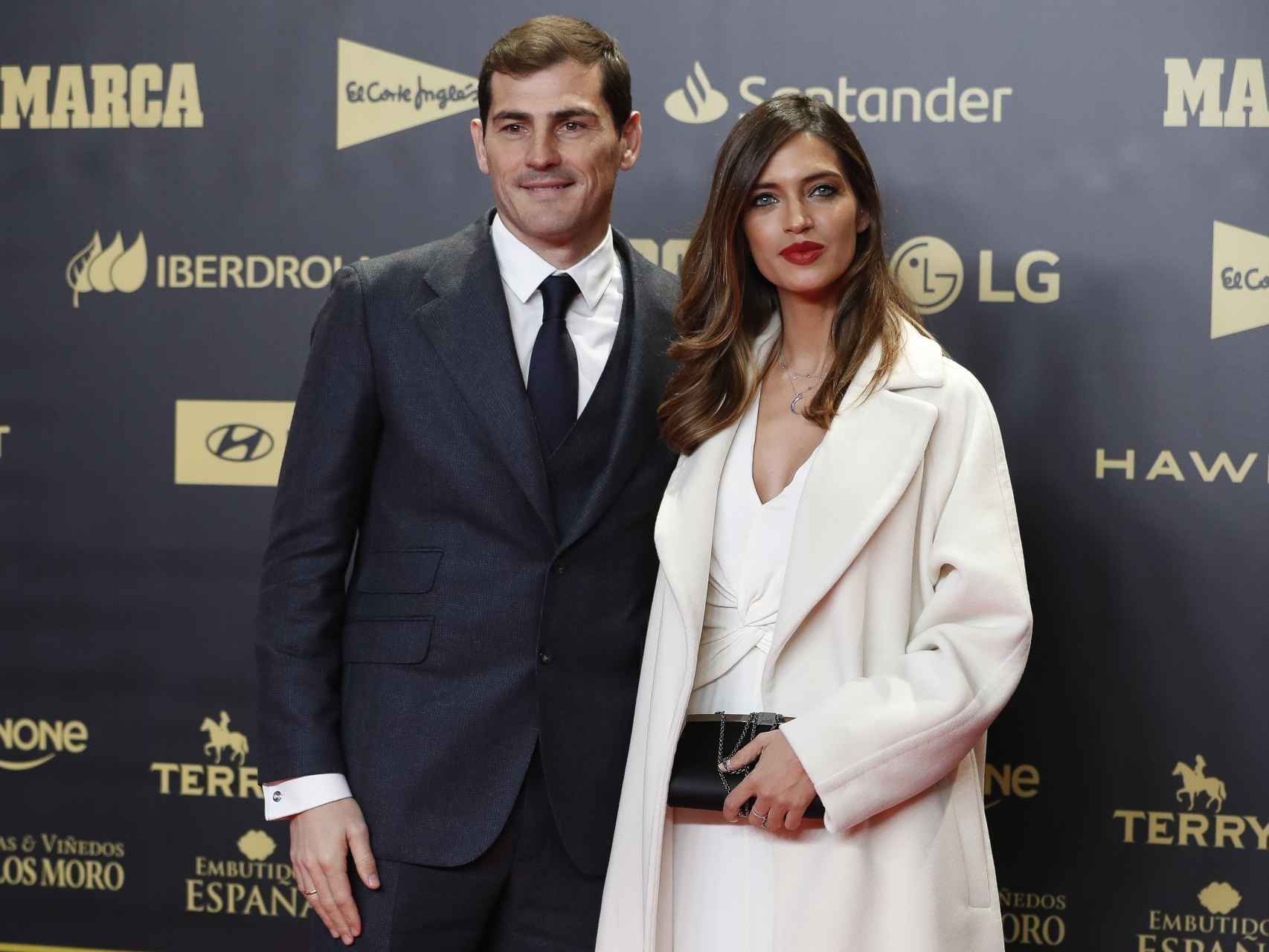 Sara Carbonero e Iker Casillas en un 'photocall' en diciembre de 2018.