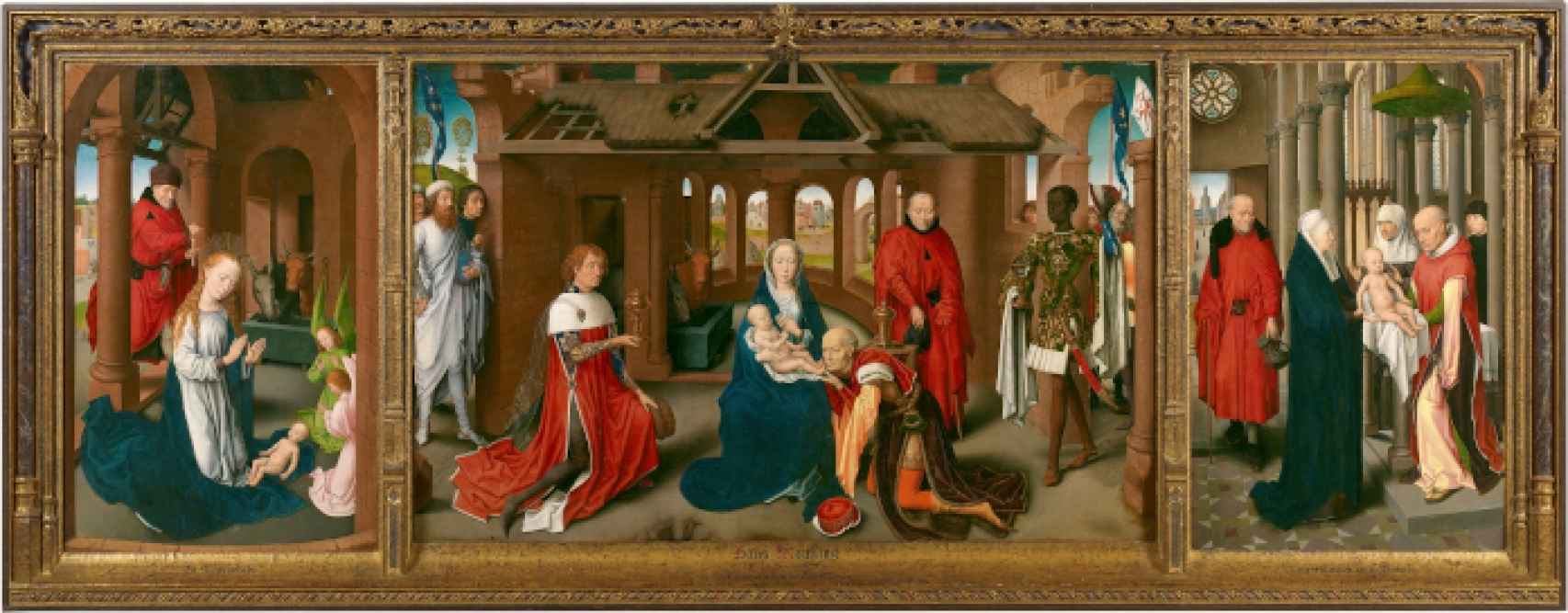Hans Memling: 'Adoración de los Reyes Magos', 1472-74