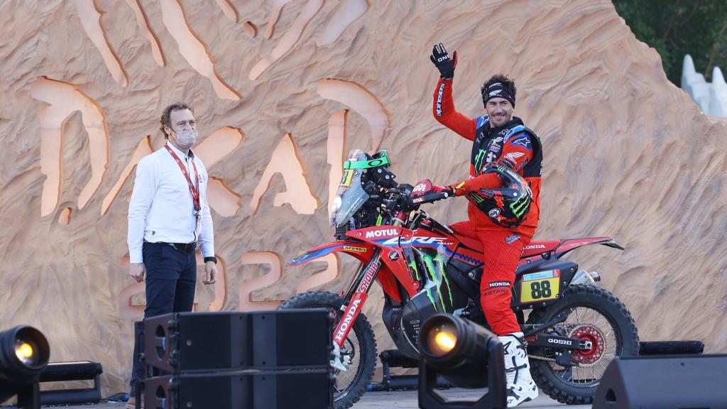 Joan Barreda en la presentación del Rally Dakar 2022