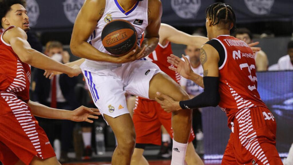 Anthony Randolph durante el Manresa - Real Madrid